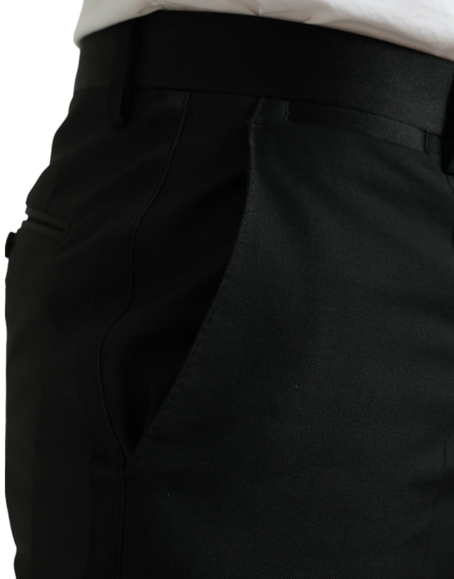 Elegante Slim Fit Wollen Broek