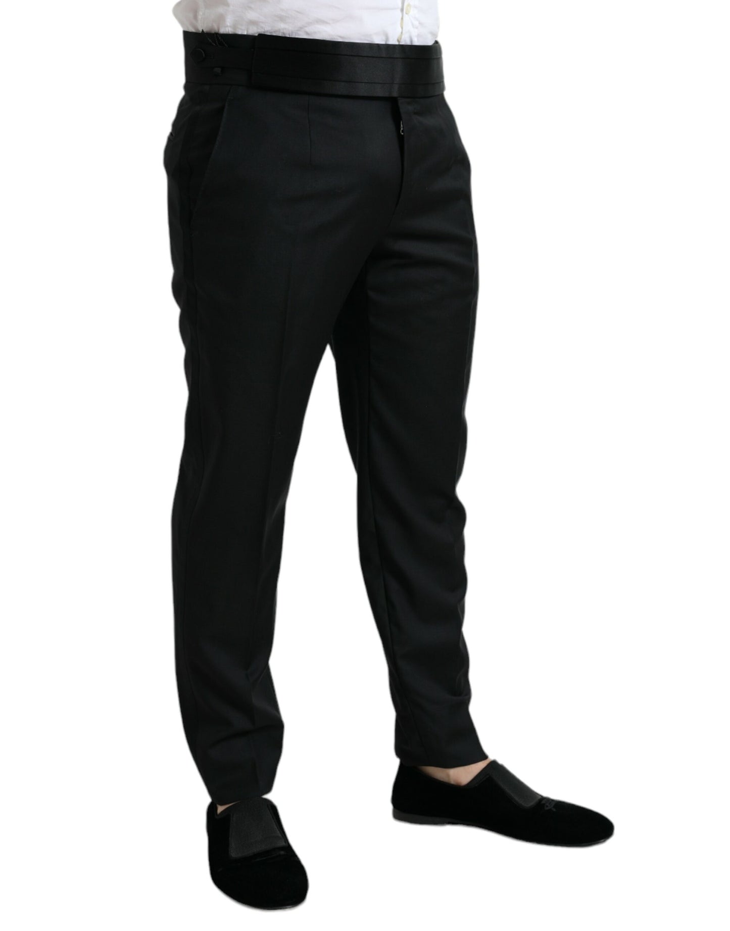 Elegante Slim Fit Wollen Broek