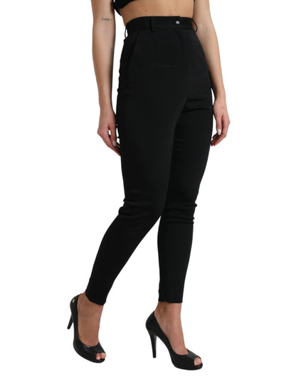 Elegante skinny broek met hoge taille