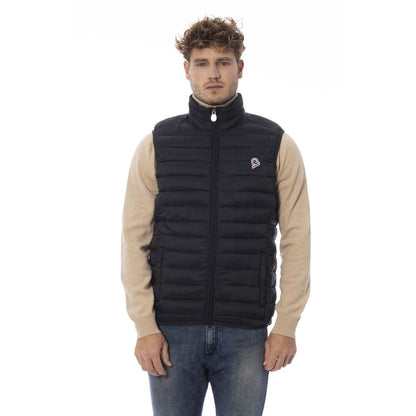 Zwart Polyamide Heren Vest