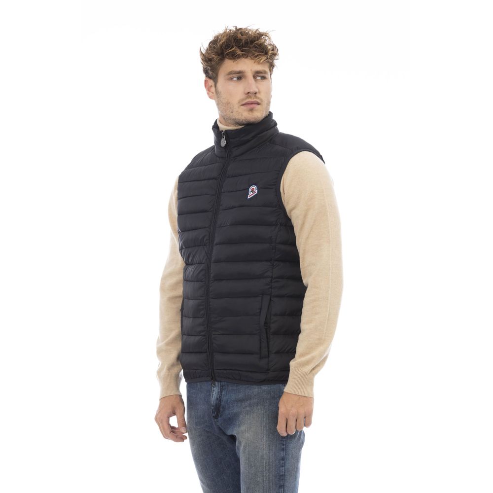 Zwart Polyamide Heren Vest