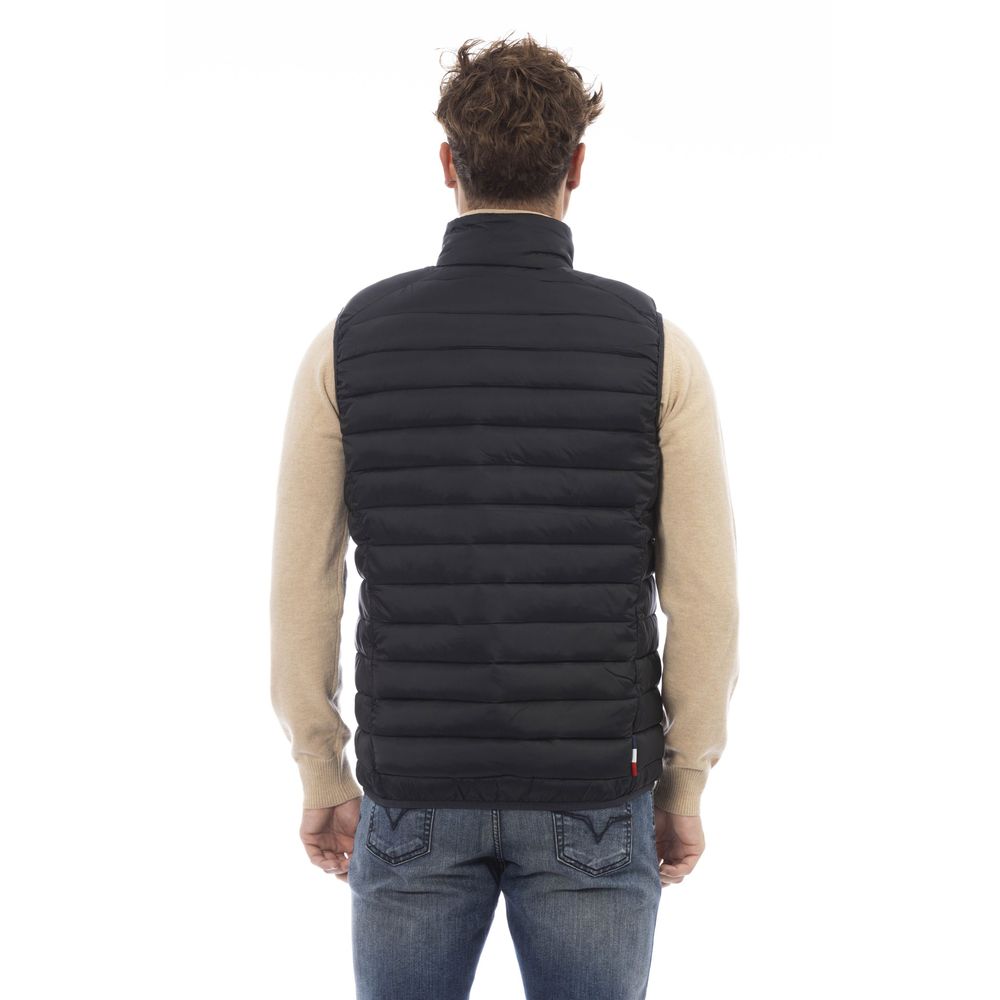 Zwart Polyamide Heren Vest