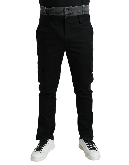 Elegante skinny katoenen stretchjoggingbroek