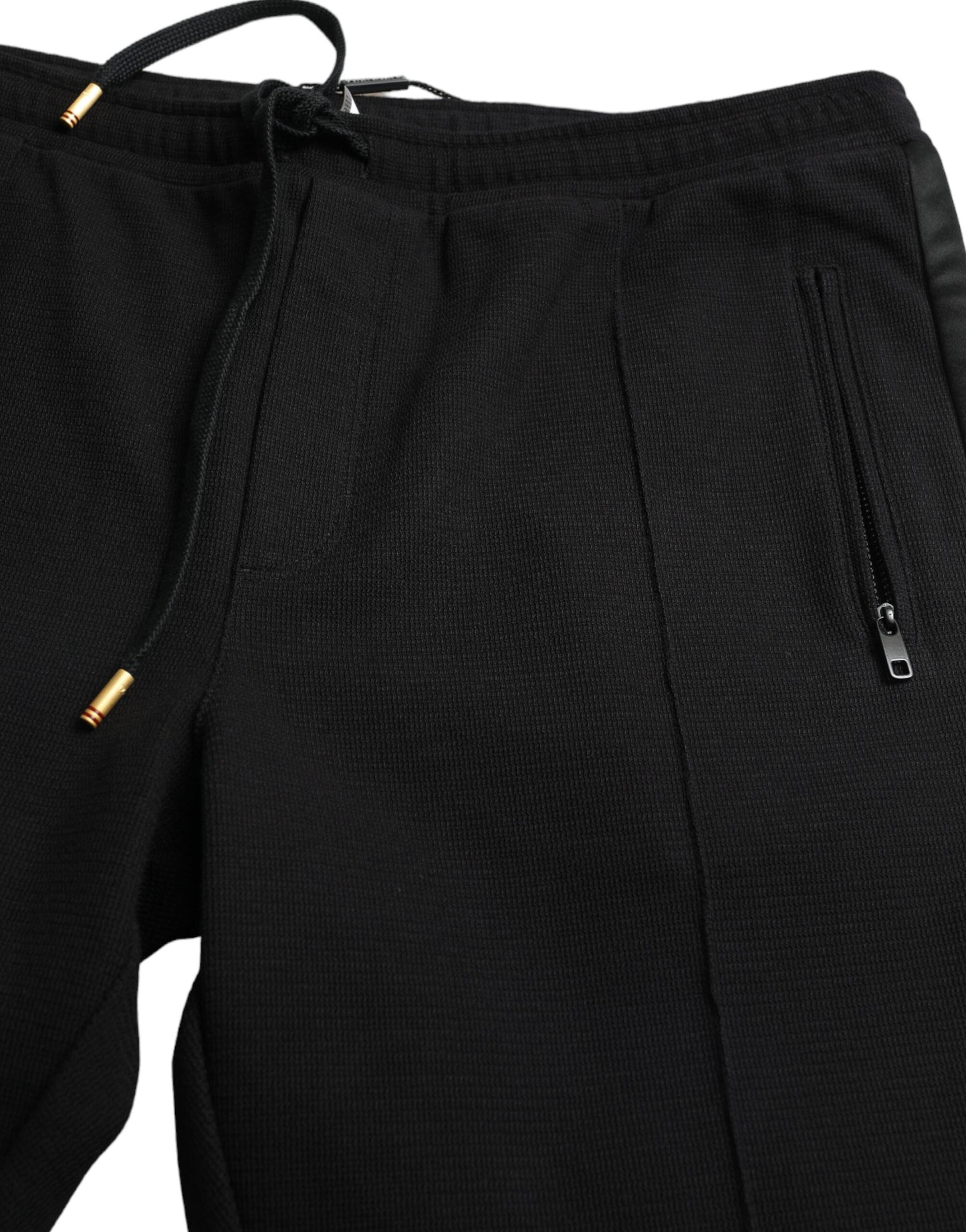 Elegante zwarte joggingbroek van katoenmix