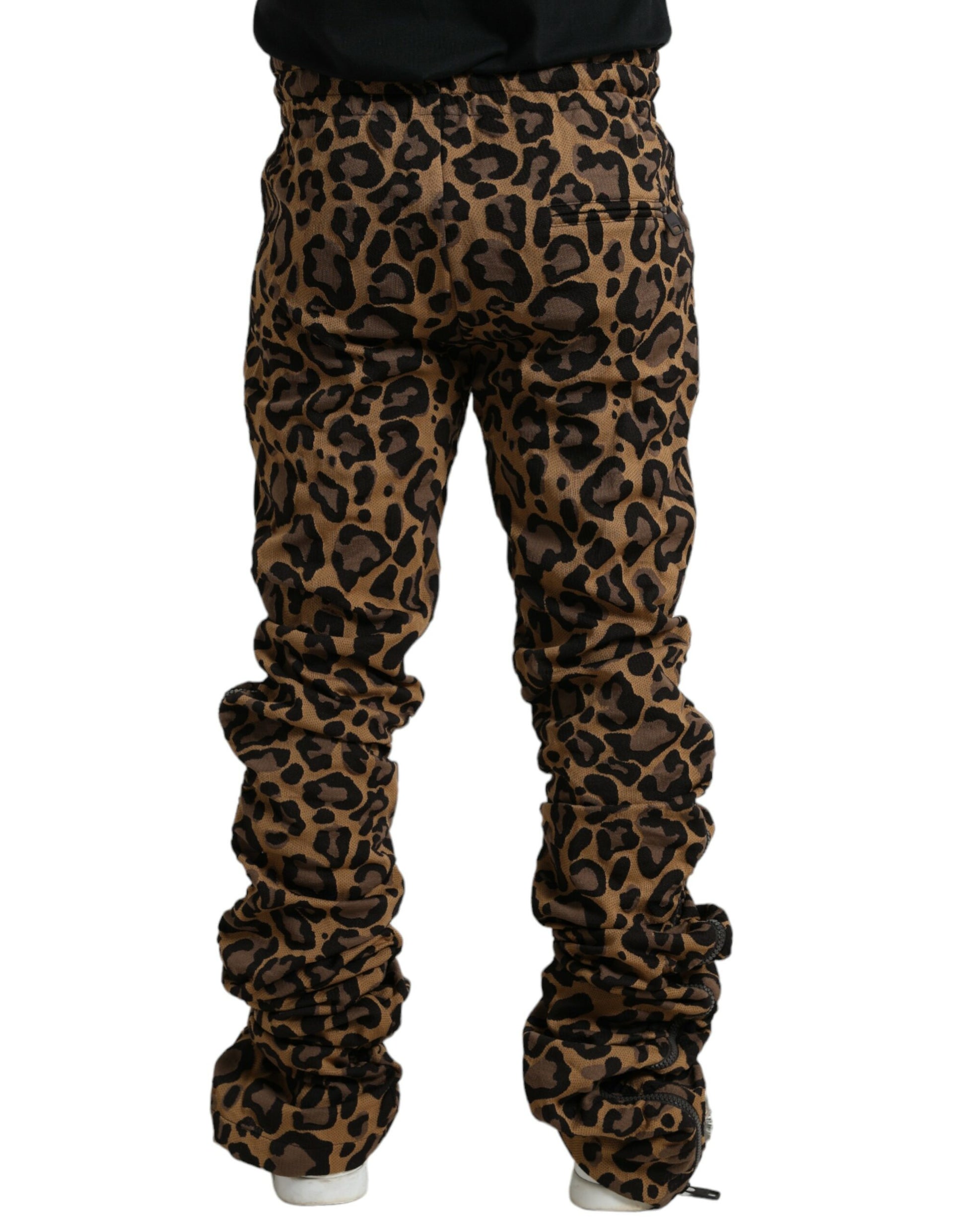 Chique luipaardprint joggingbroek