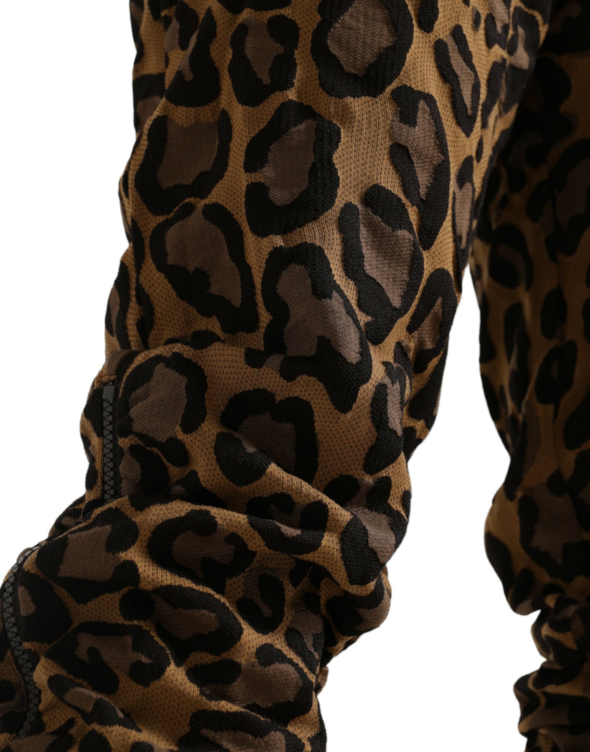 Chique luipaardprint joggingbroek