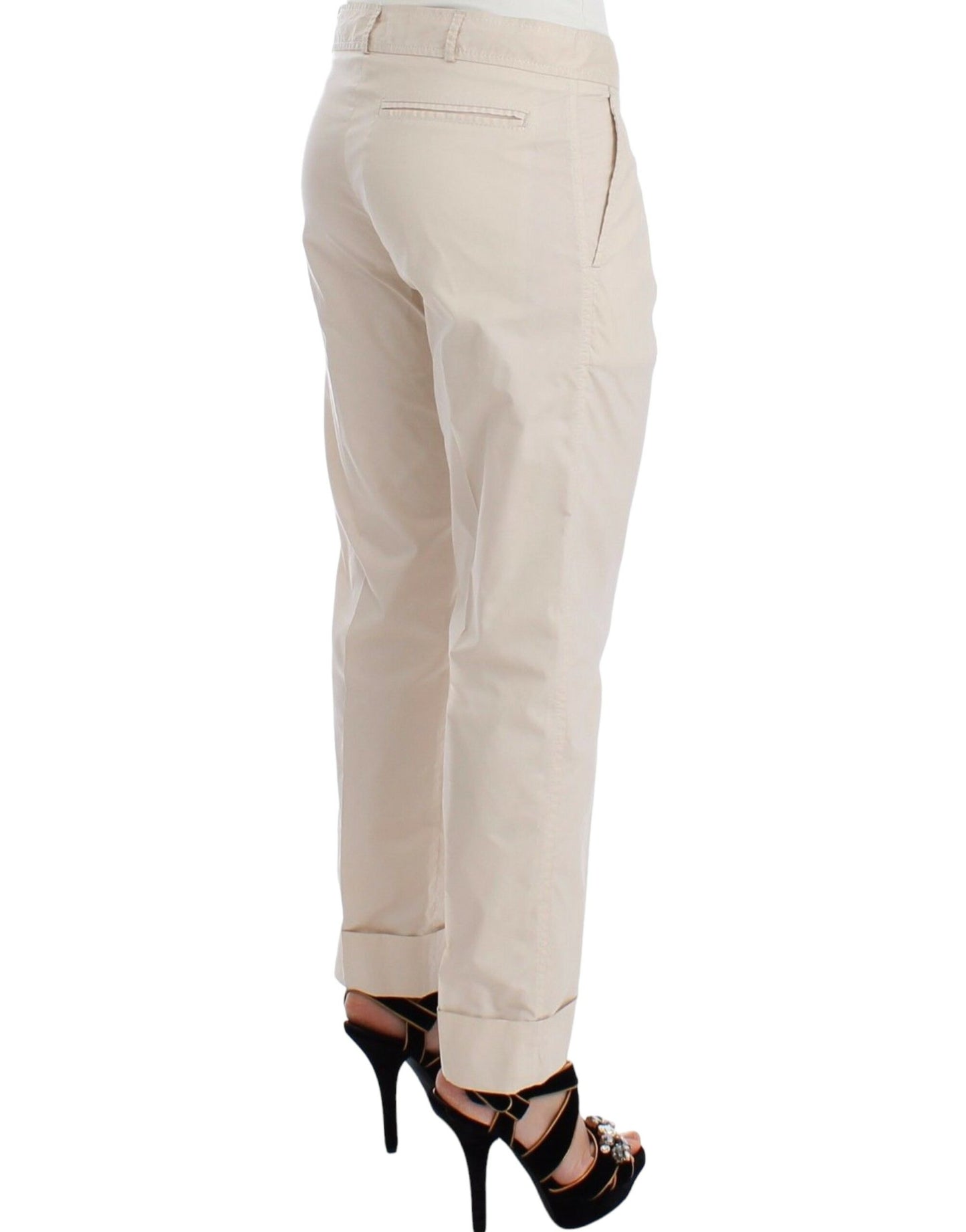 Chique beige chinobroek - Elegance Redefined