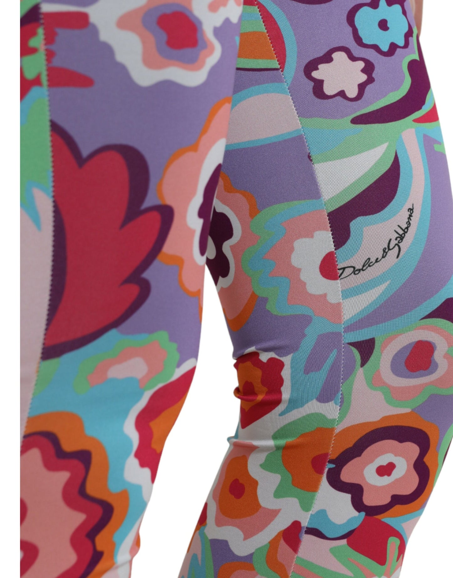 Betoverende legging met hoge taille en bloemenprint