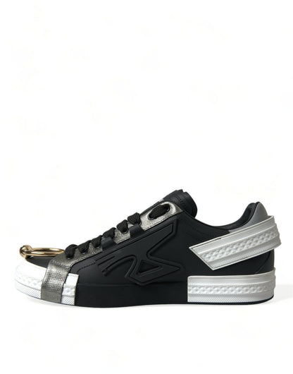 Elegante lage sneakers van kalfsleer