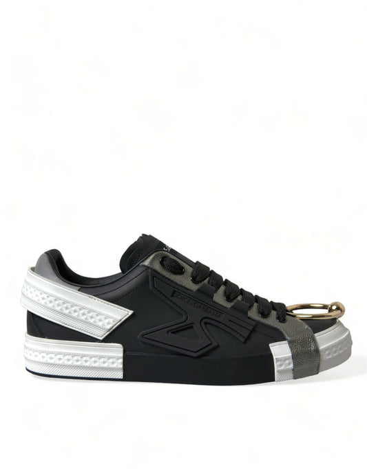 Elegante lage sneakers van kalfsleer