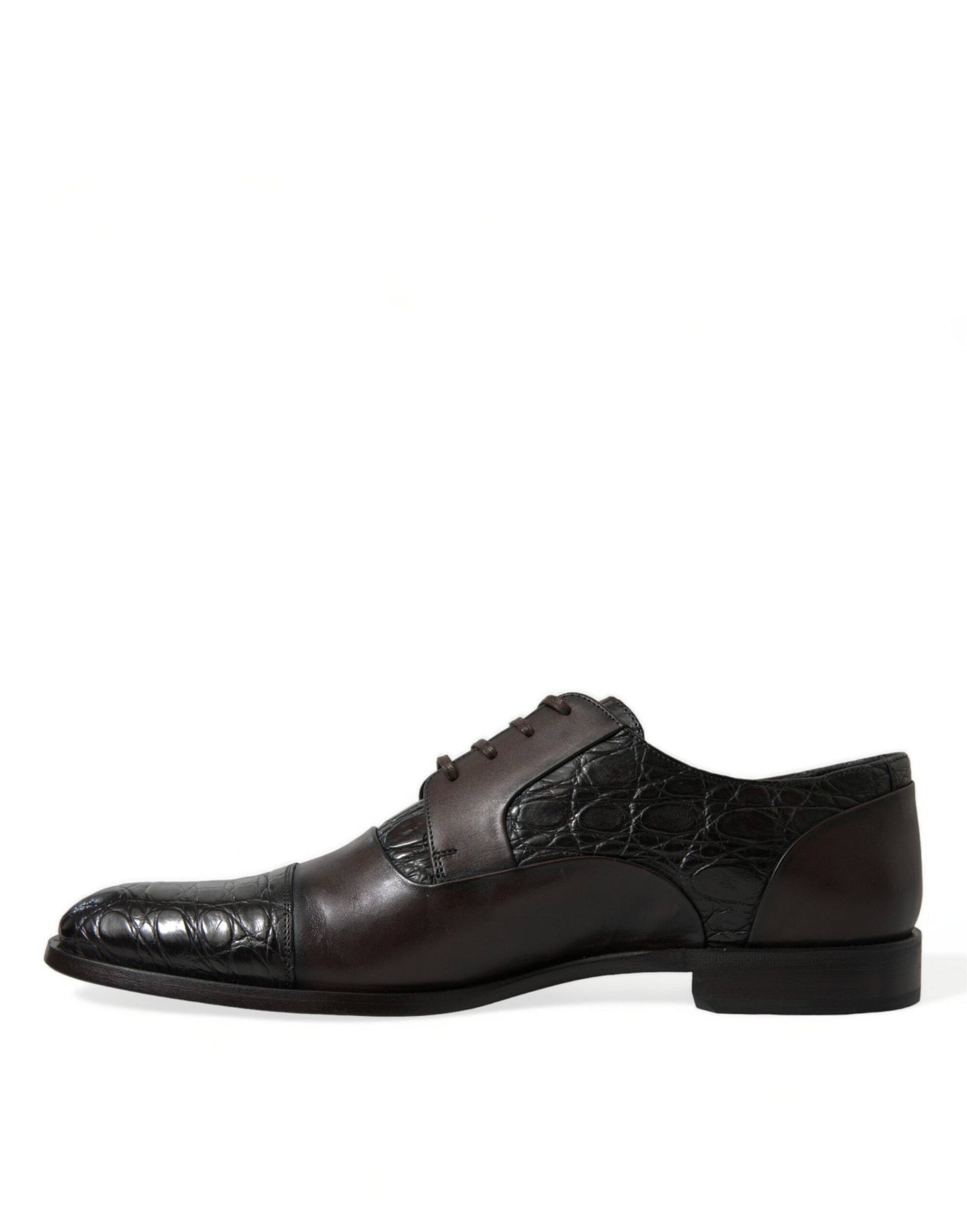 Elegante bruine formele derby-jurkschoenen