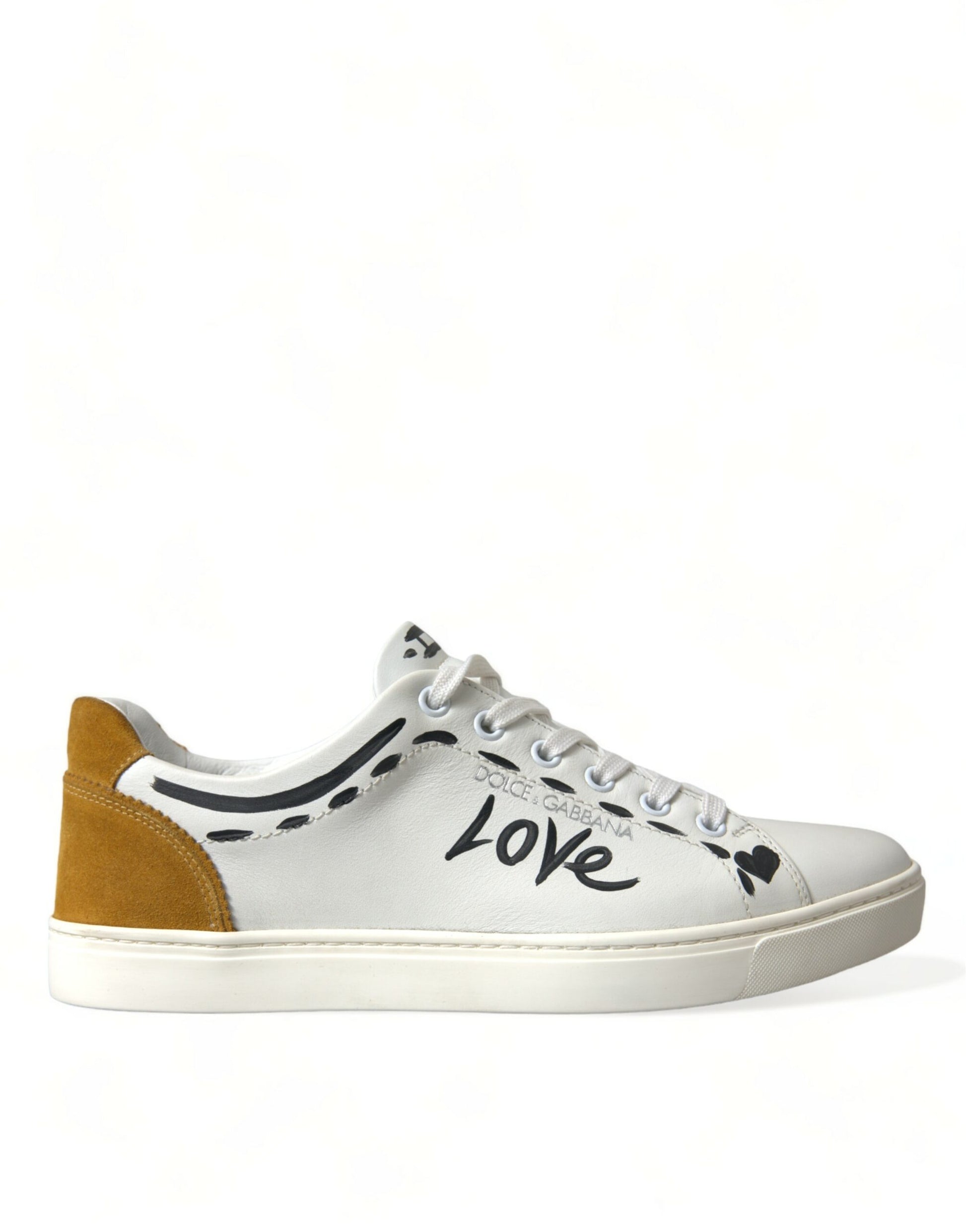 Strakke witte lage leren sneakers