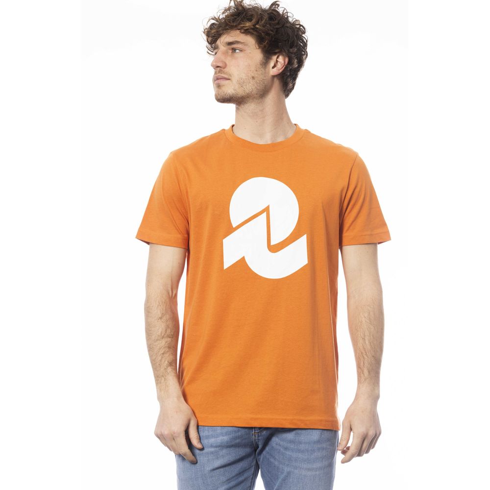 Oranje katoenen heren T-shirt