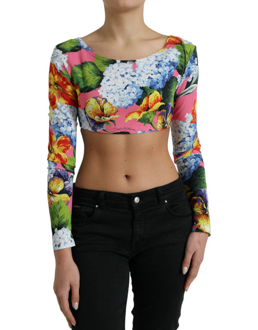 Bloemen Elegantie Cropped Blouse