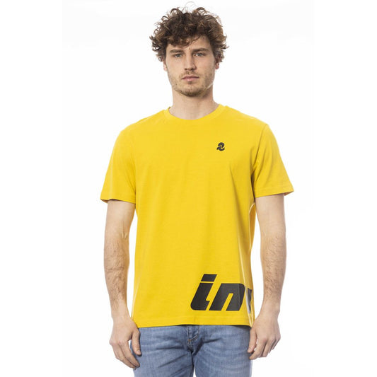 Geel katoenen heren T-shirt