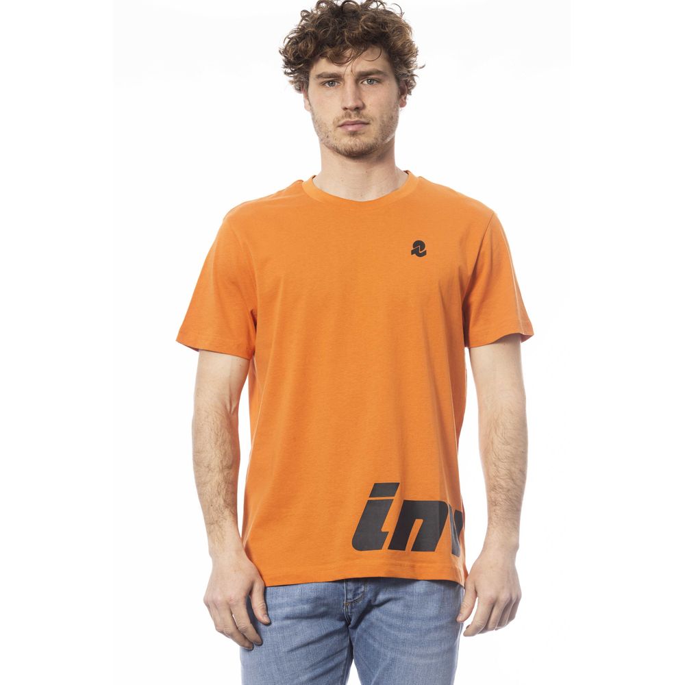 Oranje katoenen heren T-shirt