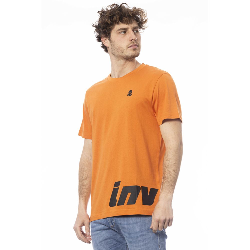 Oranje katoenen heren T-shirt