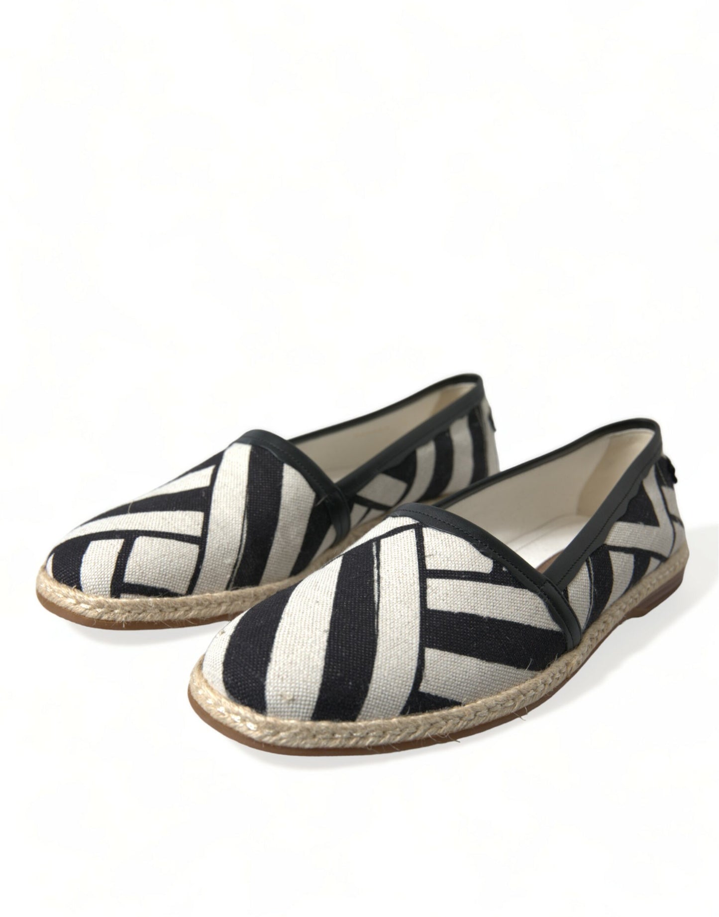 Chique gestreepte canvas espadrilles