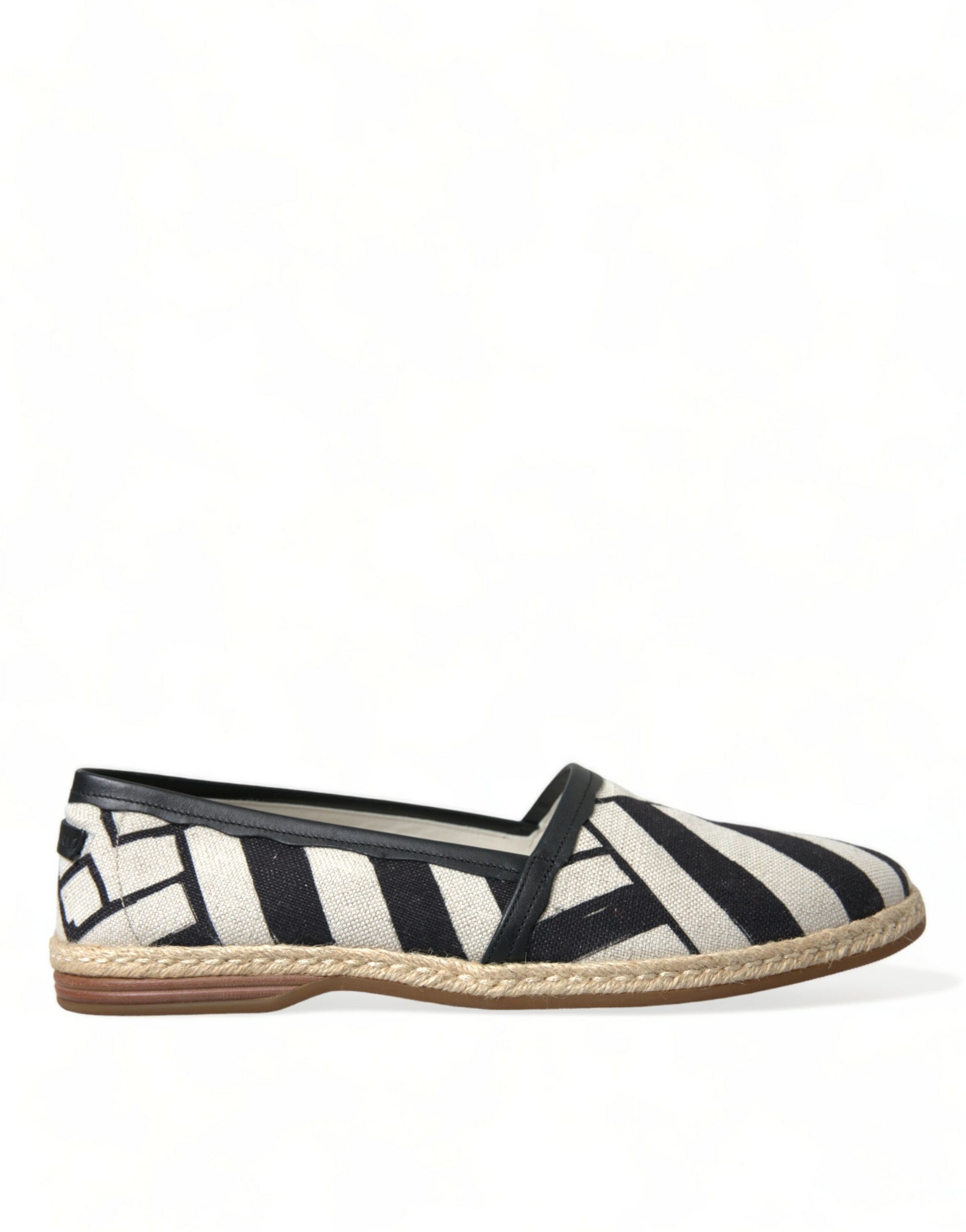 Chique gestreepte canvas espadrilles