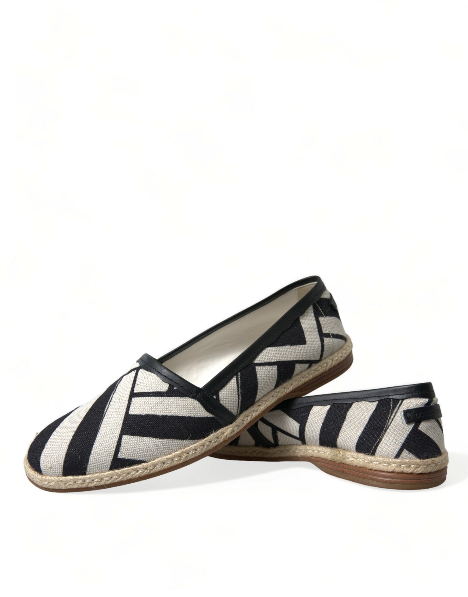 Chique gestreepte canvas espadrilles