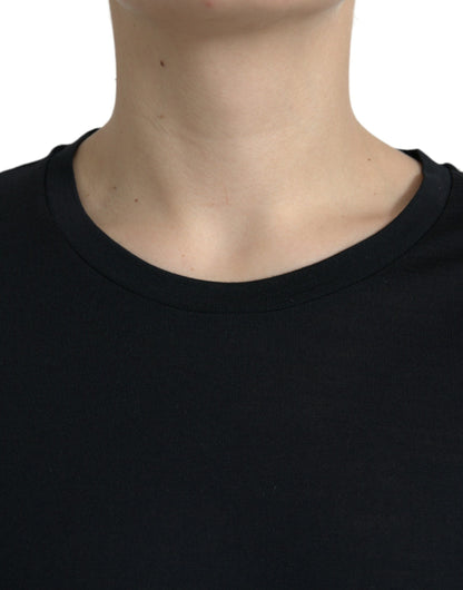 Elegante wollen ronde hals T-shirt