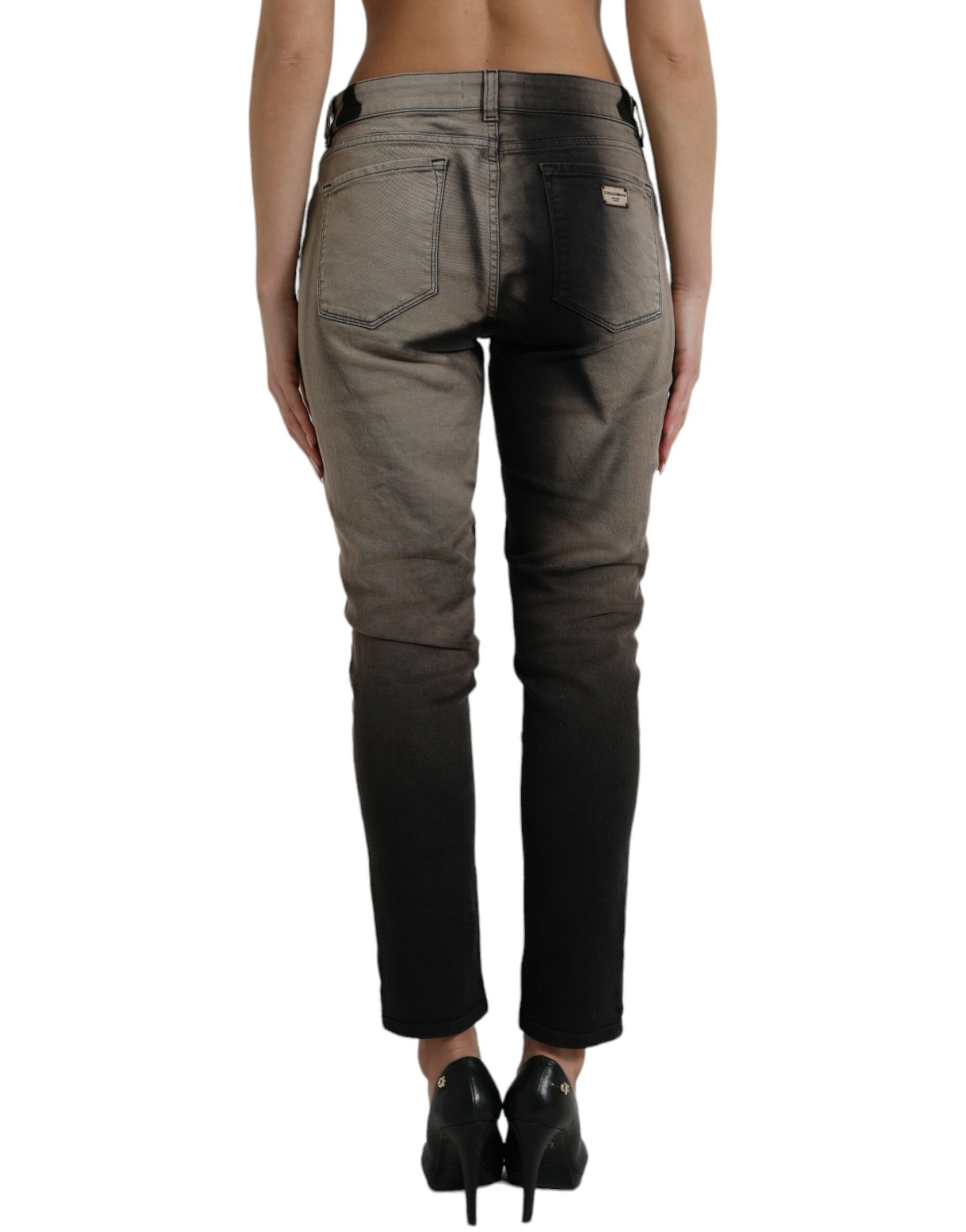 Elegante mid-waist stretch jeans