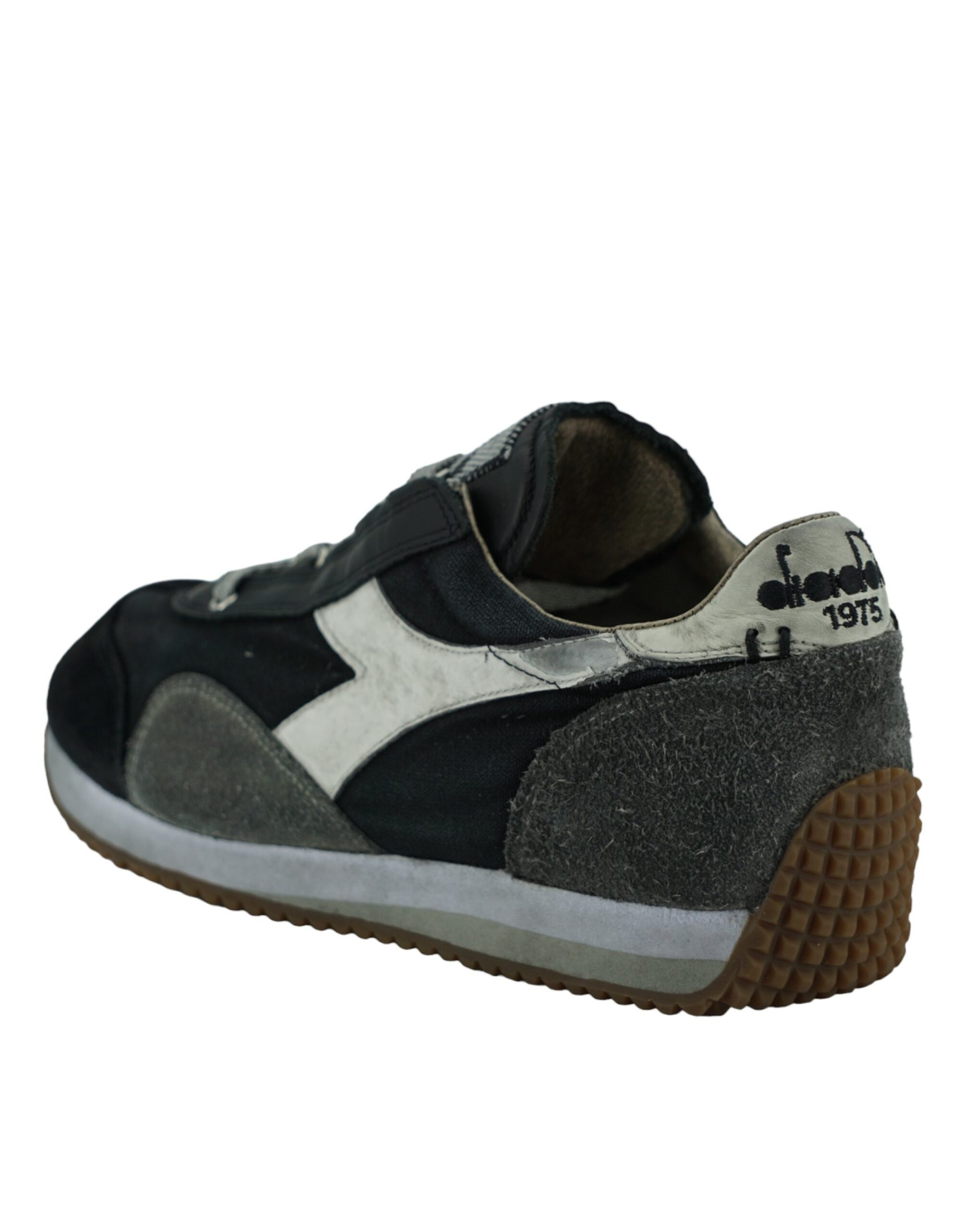 Zwarte en grijze Equipe H Dirty Stone Wash Evo sneakers