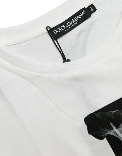 Elegant Monochrome Crew Neck T-Shirt