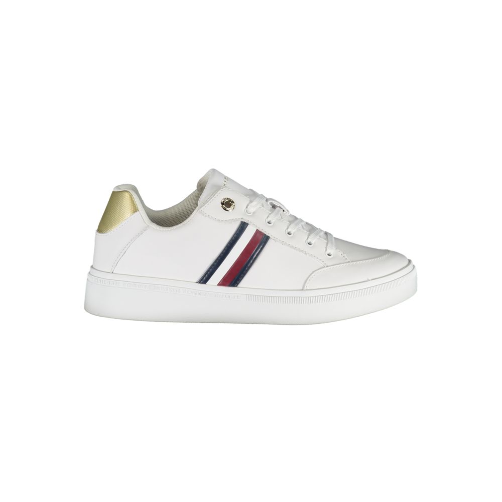 White Leather Women Sneaker