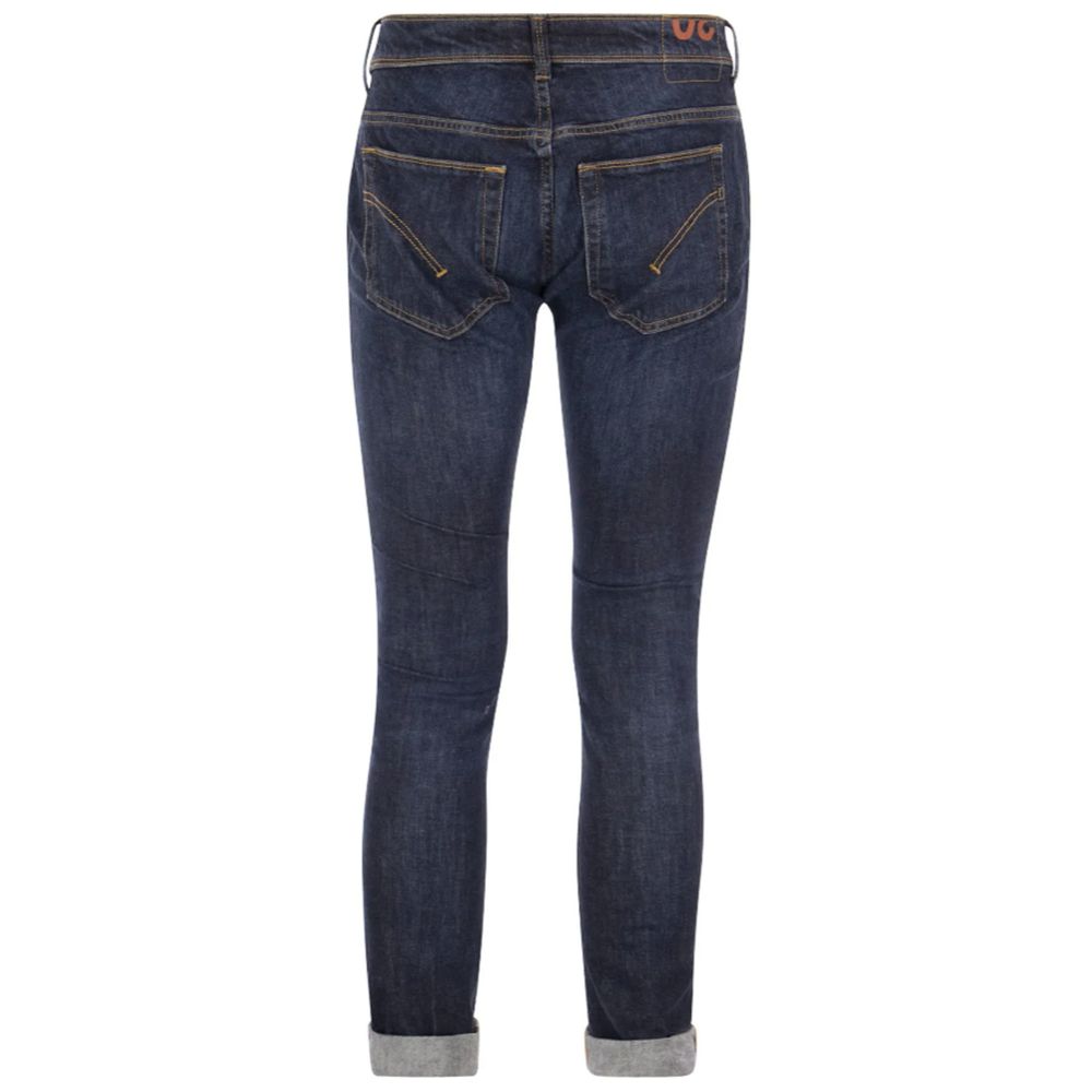 Strakke skinny fit donkerblauwe jeans