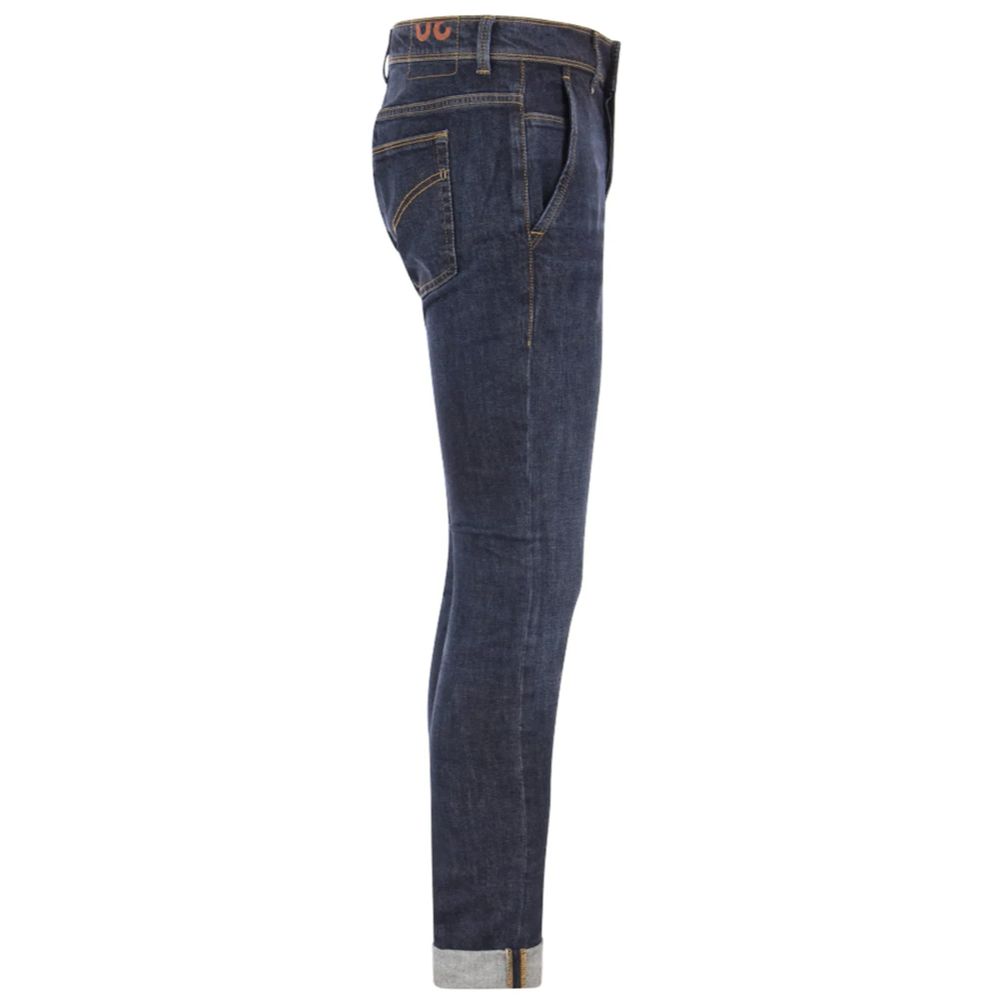 Strakke skinny fit donkerblauwe jeans