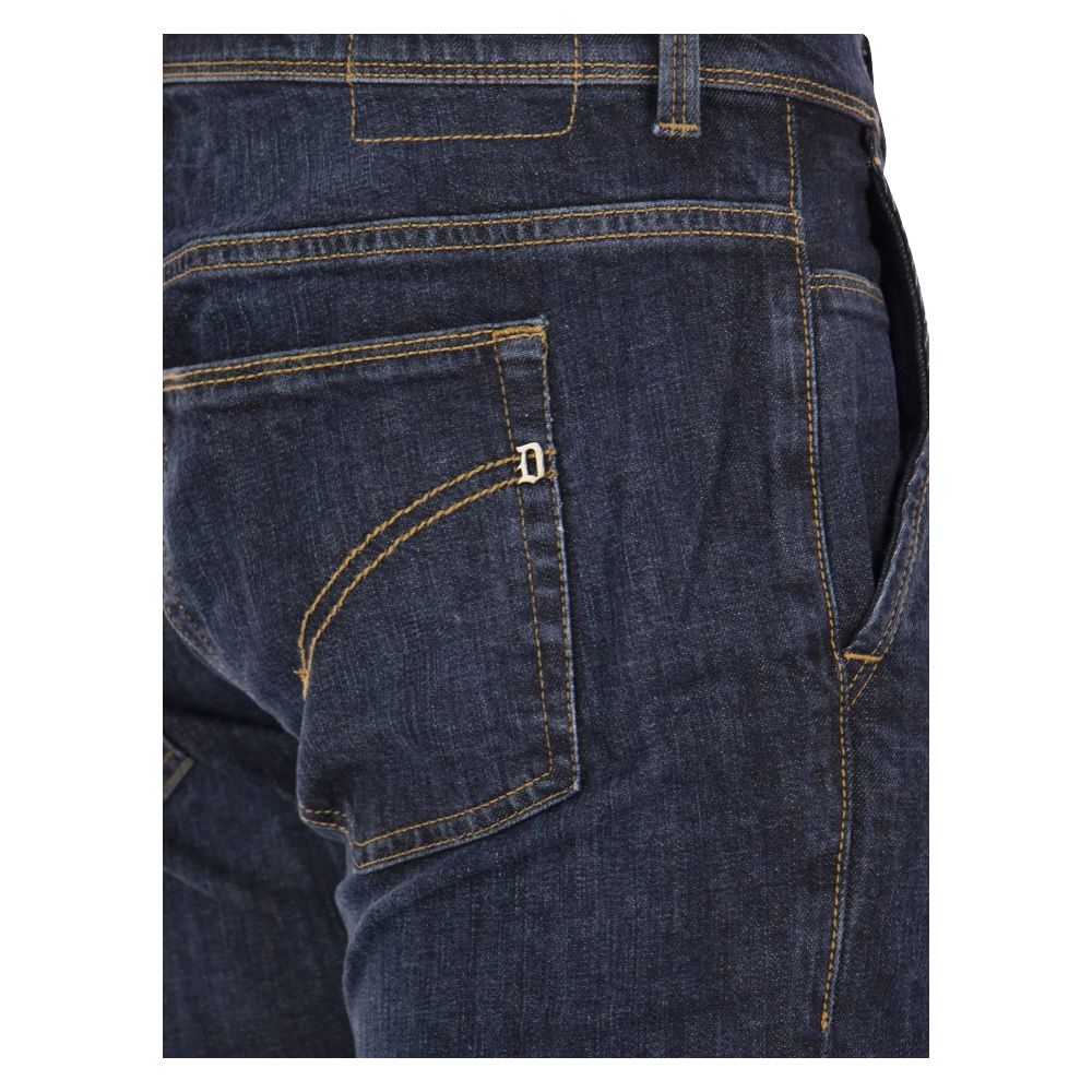 Strakke skinny fit donkerblauwe jeans