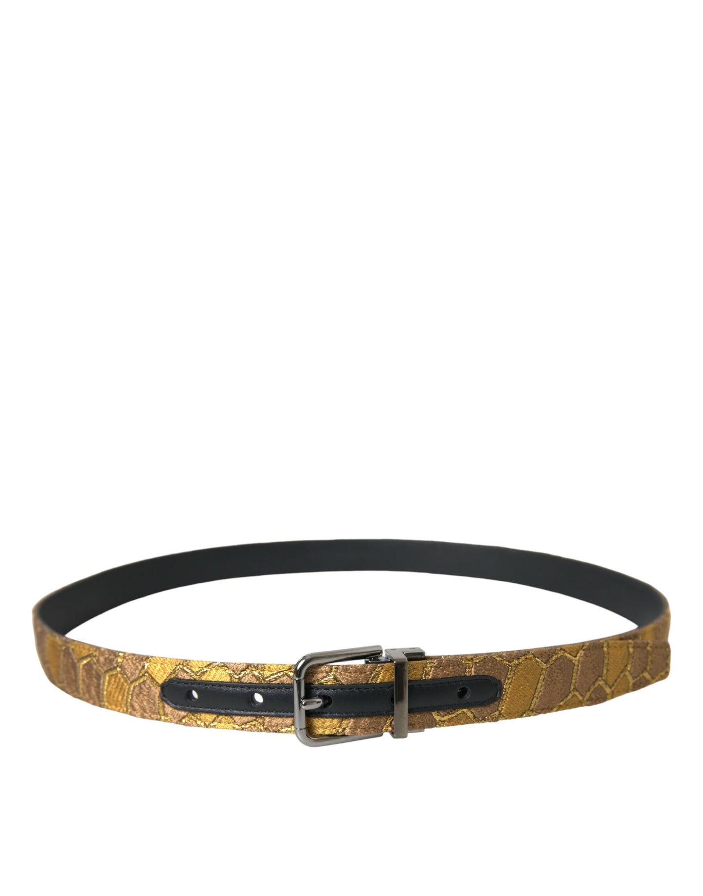 Elegante gouden leren riem