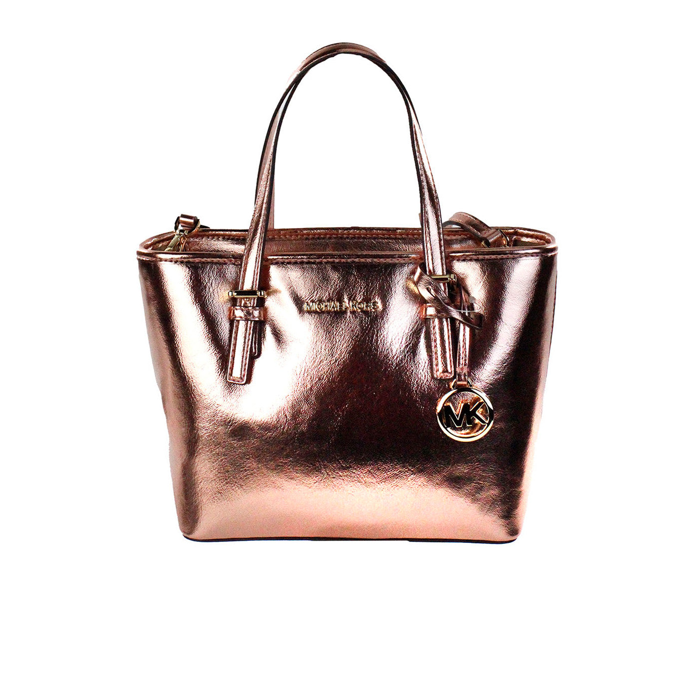 Jet Set Primrose Metallic XS Carryall Top Zip Tote Bag Portemonnee