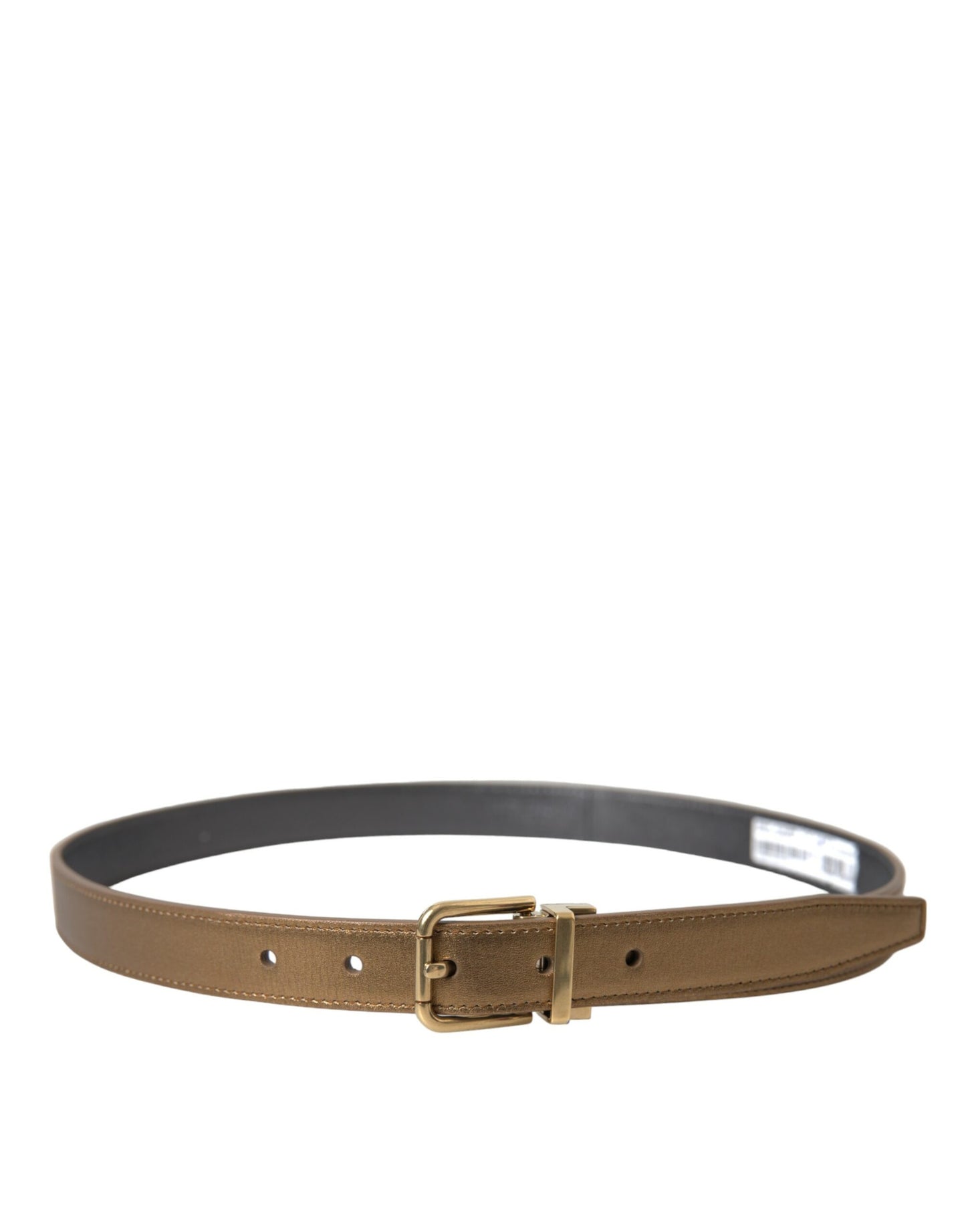 Metallic Gold Leather Belt - Timeless Elegance