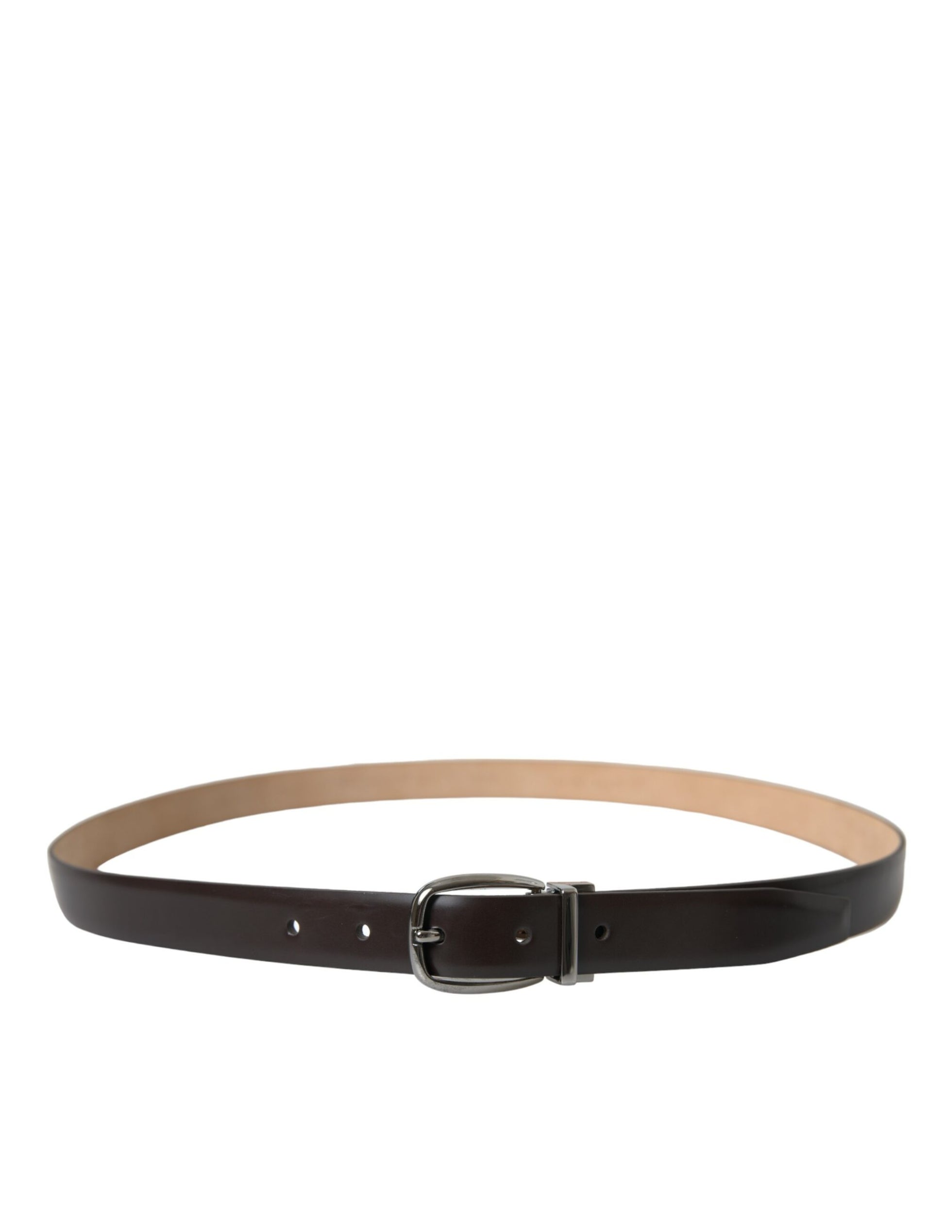 Elegante leren riem met opvallende gesp