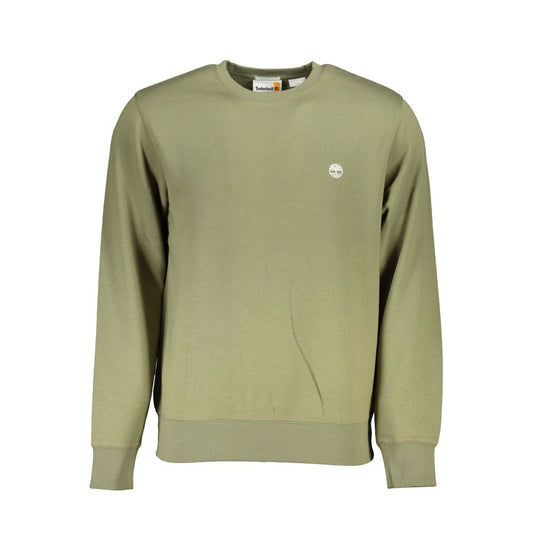 Classic Green Crew Neck Fleece Sweatshirt