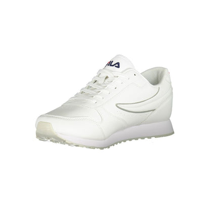 Pristine White Sports Sneakers with Contrast Accents