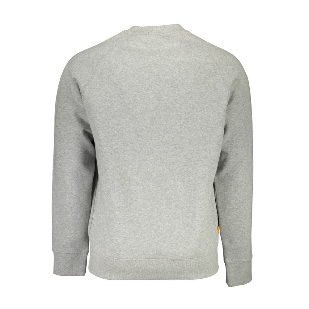 Eco-Conscious Crew Neck Sweatshirt in Gray