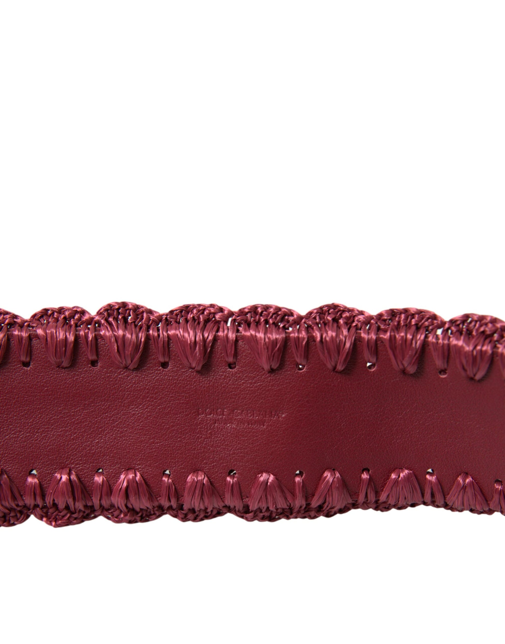 Maroon Elegance Canvas Taille Riem