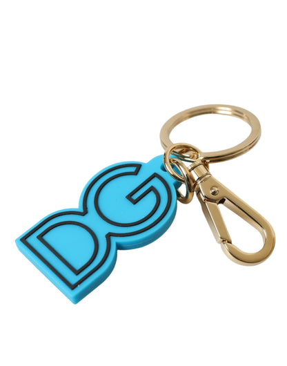 Elegante blauwe gouden sleutelhanger accessoire