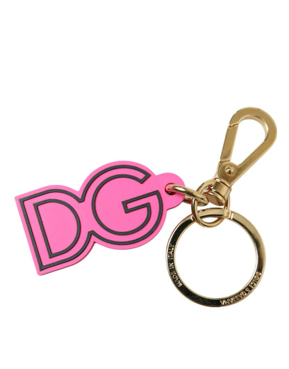 Chique gouden en roze logo sleutelhanger