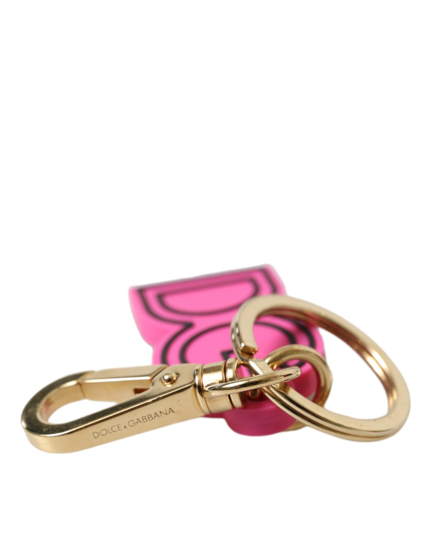 Chique gouden en roze logo sleutelhanger