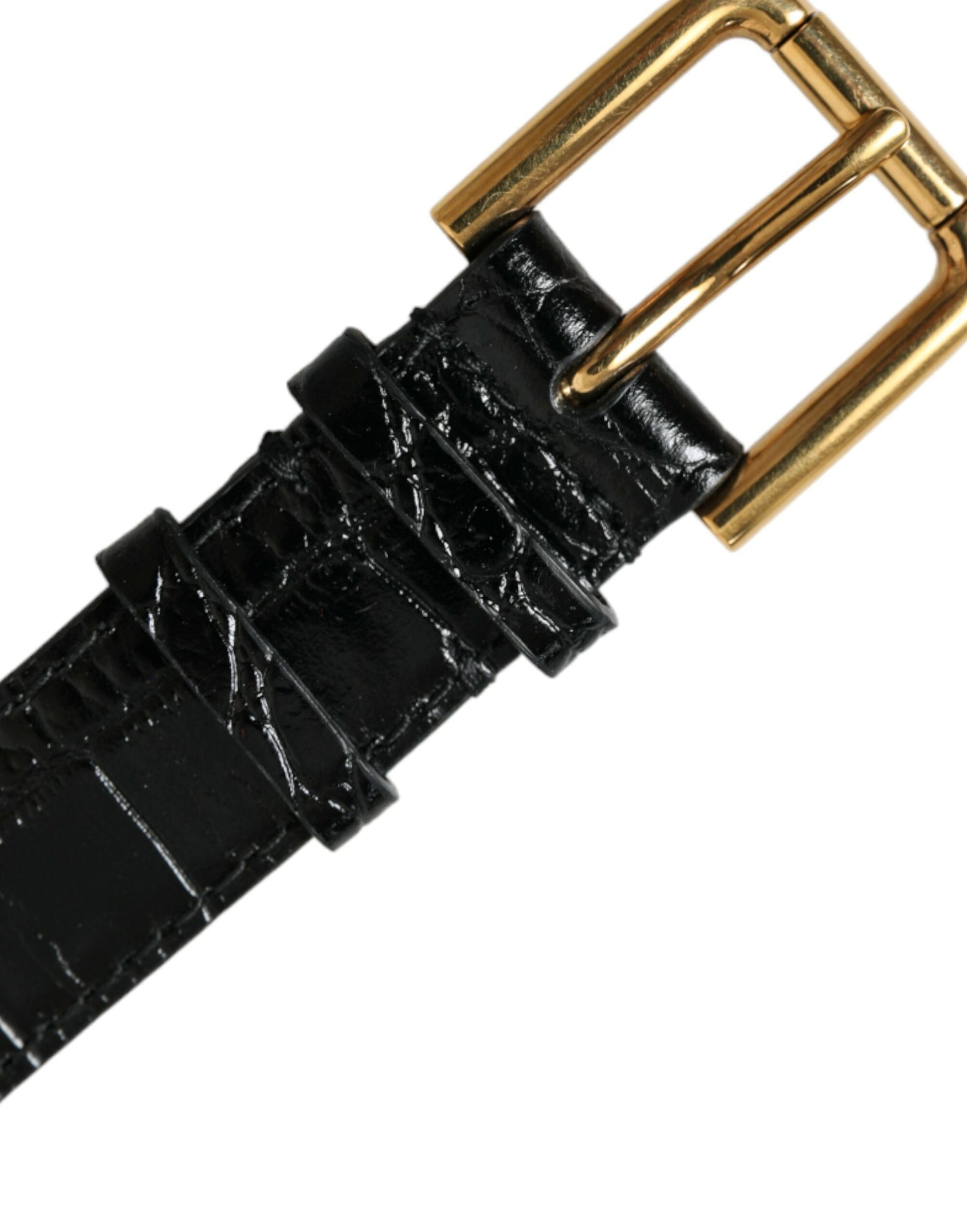 Elegante gouden zwarte leren armband