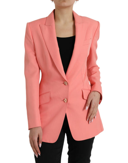 Chique roze piek revers blazer