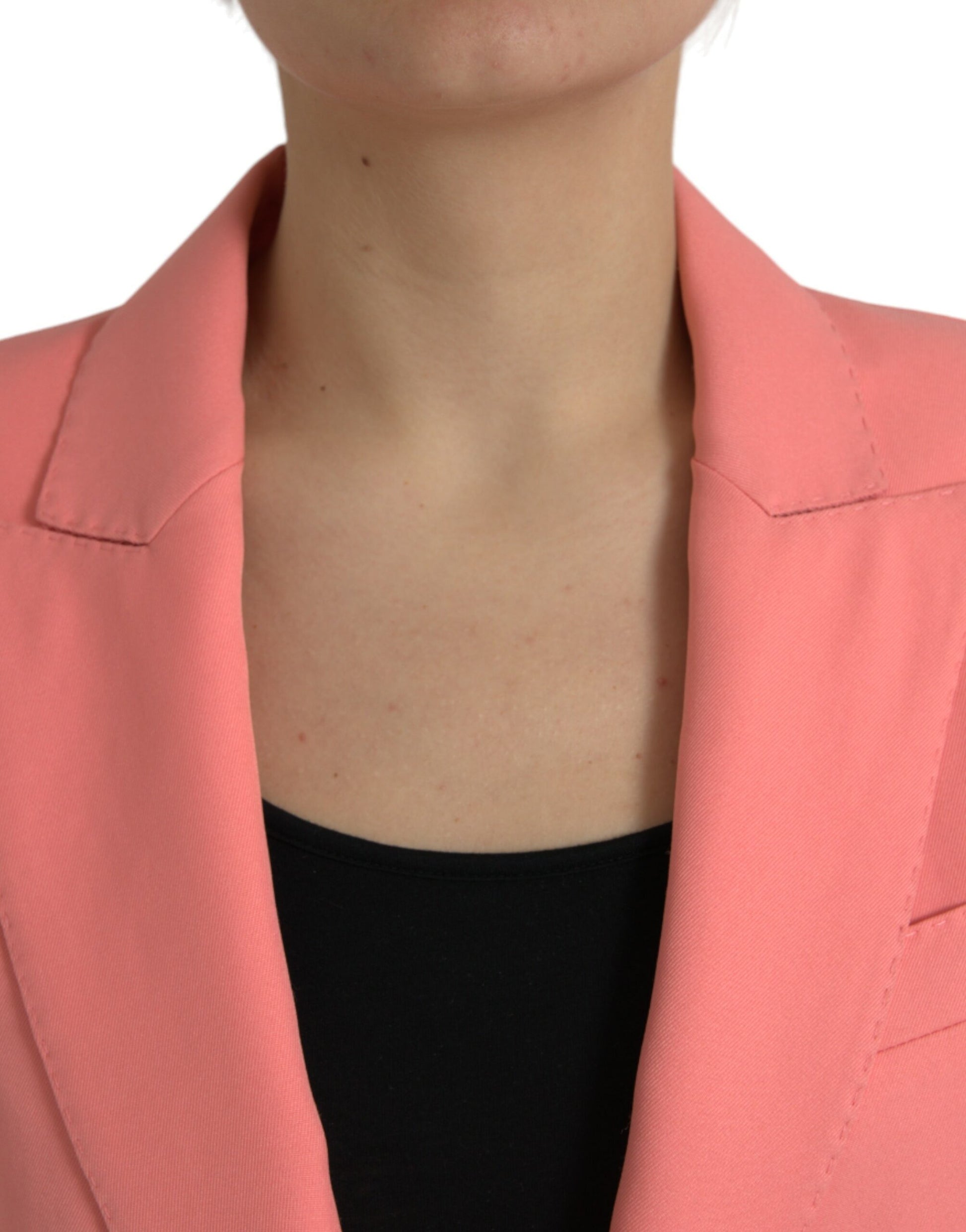 Chique roze piek revers blazer