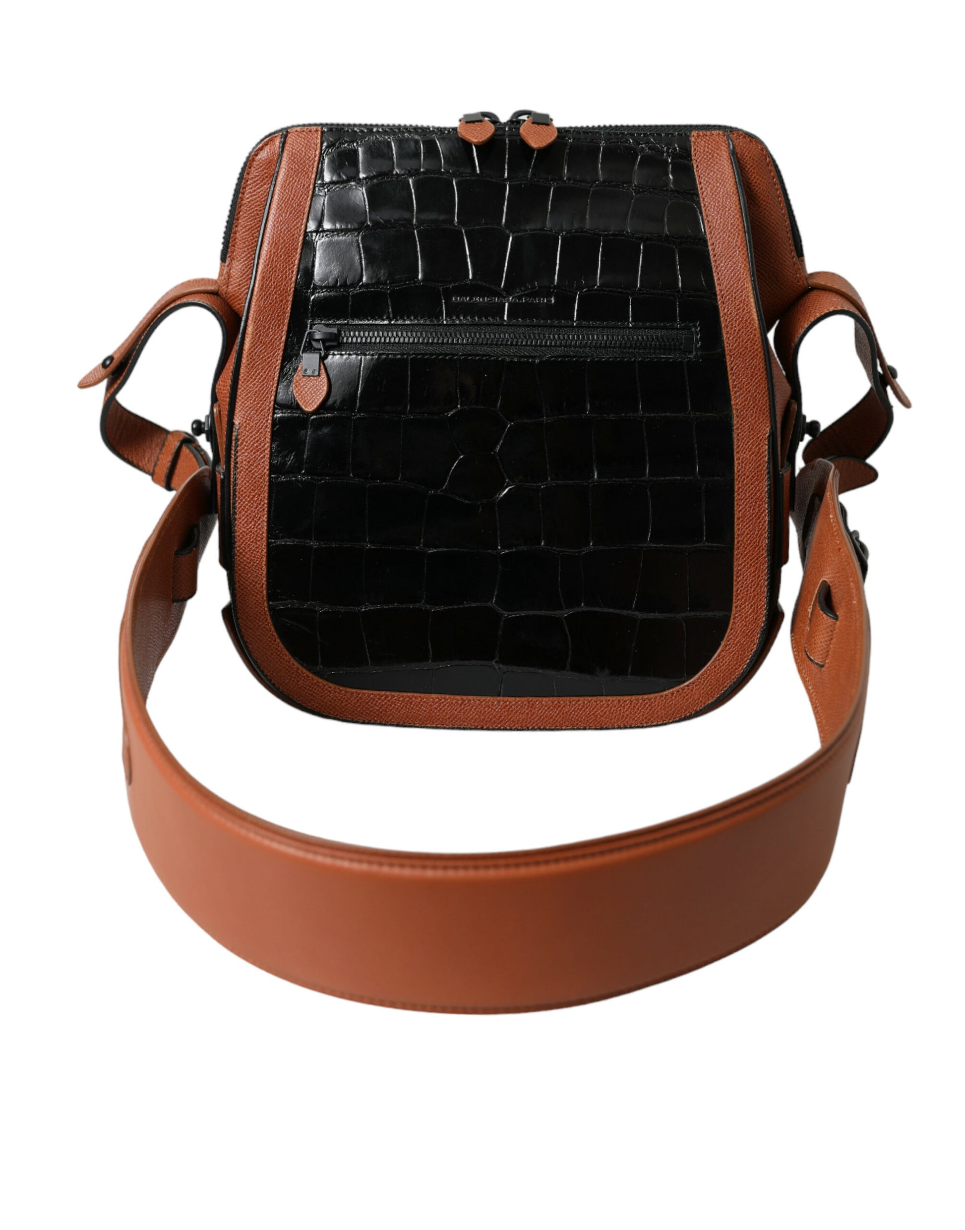 Elegante crossbodytas van krokodillenleer