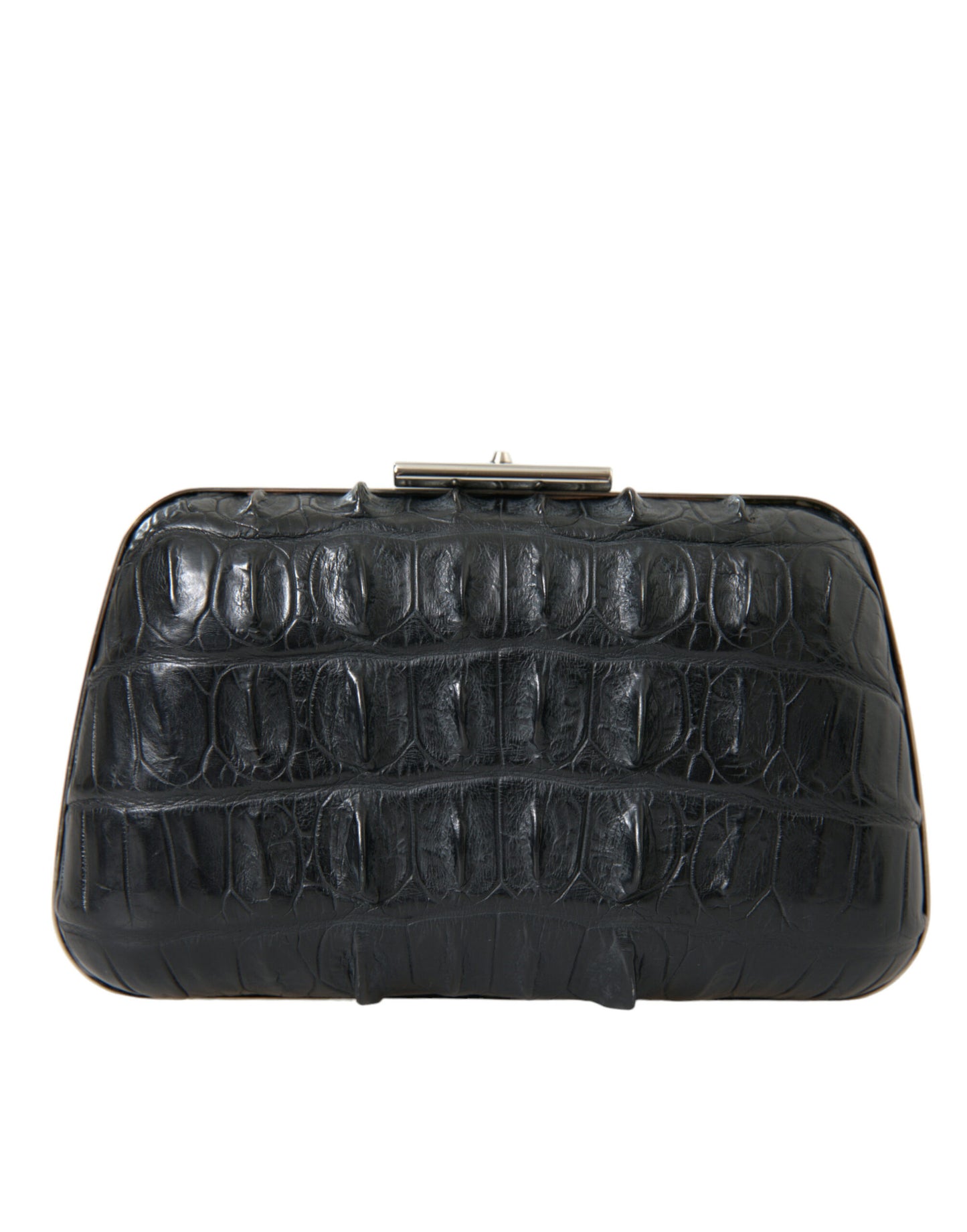 Elegante avond clutch van krokodillenleer