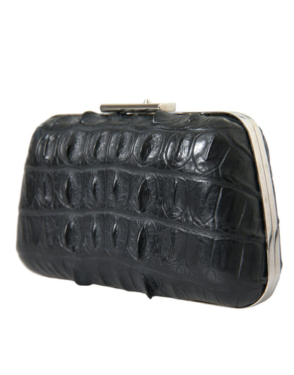 Elegante avond clutch van krokodillenleer