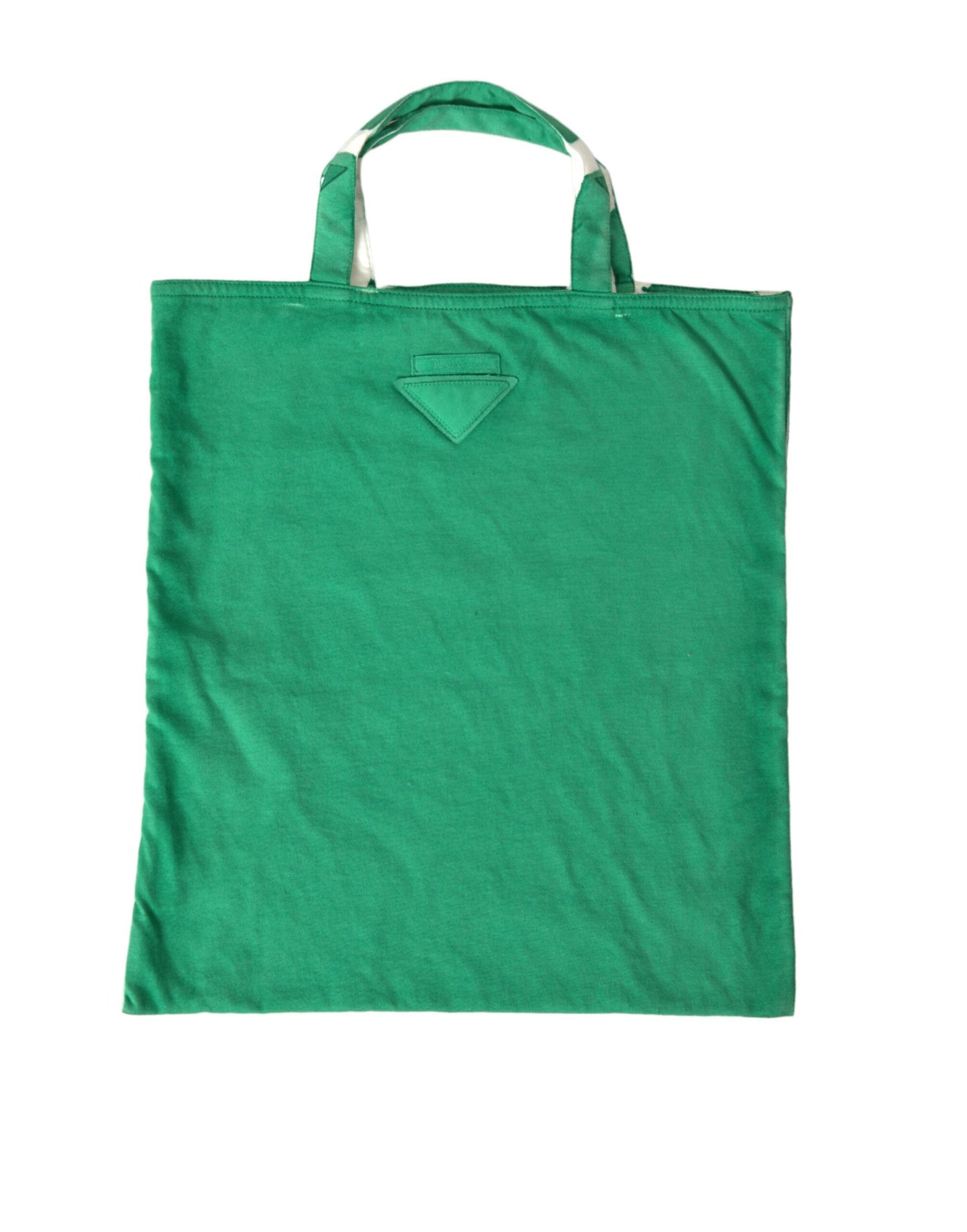 Elegante groene stoffen tas